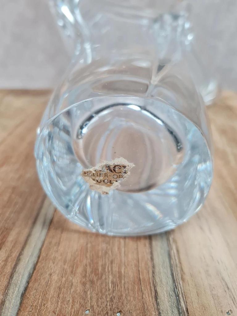 🌿 Vase en cristal signé Daum France 🇫🇷