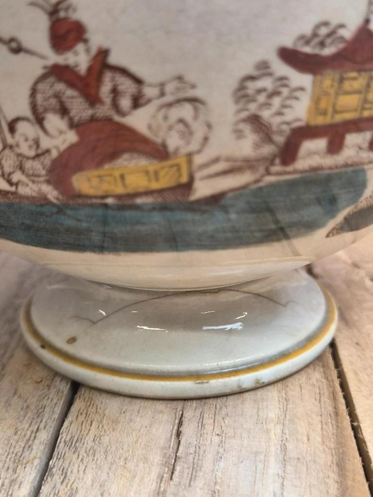 Bol à bouillon sur pied Jules Vieillard Bordeaux Tonkin – vers 1850
