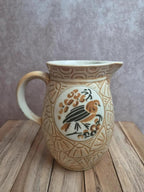 Pichet ancien Saint-clément Keller & Guérin n°719-2 – oiseaux stylisés Art déco