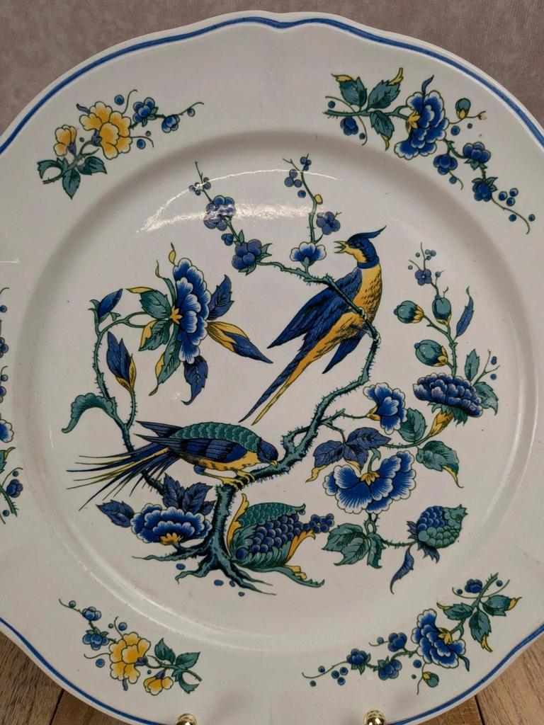 Assiette plate Villeroy & Boch Phoenix blau – oiseaux