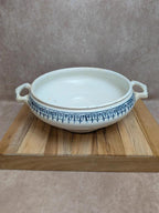 Soupière vintage Saint-amand Hamage modèle Primax bleu terre de fer