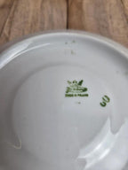 Ensemble tasse & bol en porcelaine Karolina – décor marbré or – Made in Poland