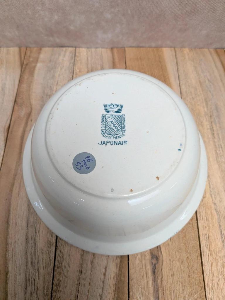 Bol ancien Saint-amand modèle Japonais terre de fer