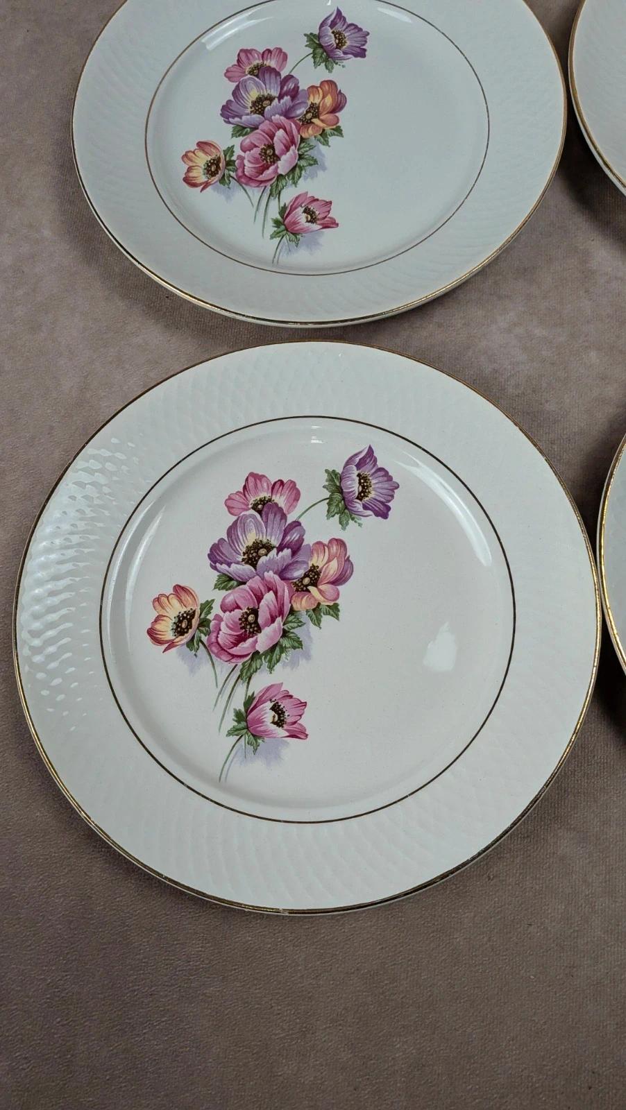 Lot de 6 assiettes plates Trieste – Moulin des Loups