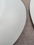 Lot de 12 assiettes plates vintage Niderviller – années 70 – style Capron Vallauris