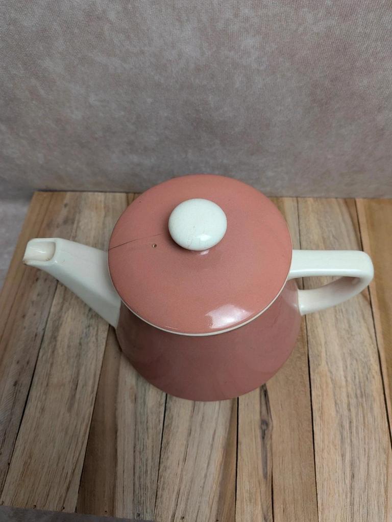 Théière vintage Villeroy & Boch Salam rose poudré