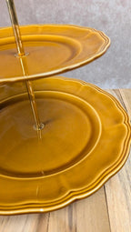 Serviteur 2 étages Lunéville Louis Xv Honey