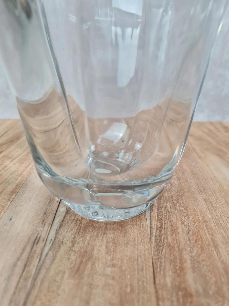 Vase en cristal épais, style Daum / Vsl