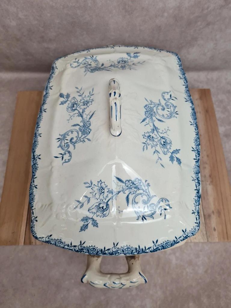 Légumière ancienne Terre de Fer Clairefontaine Lg – Modèle Montespan – Xixe 💙