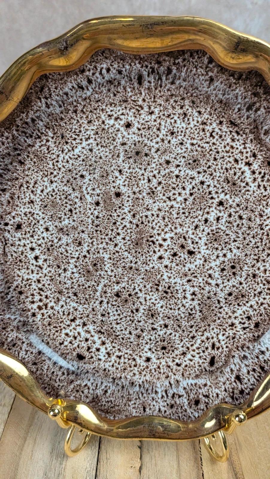 Assiette décorative signée Marius Giugé – Vallauris