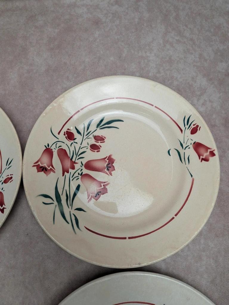 Assiettes plates terre de fer L’amandinoise Peg