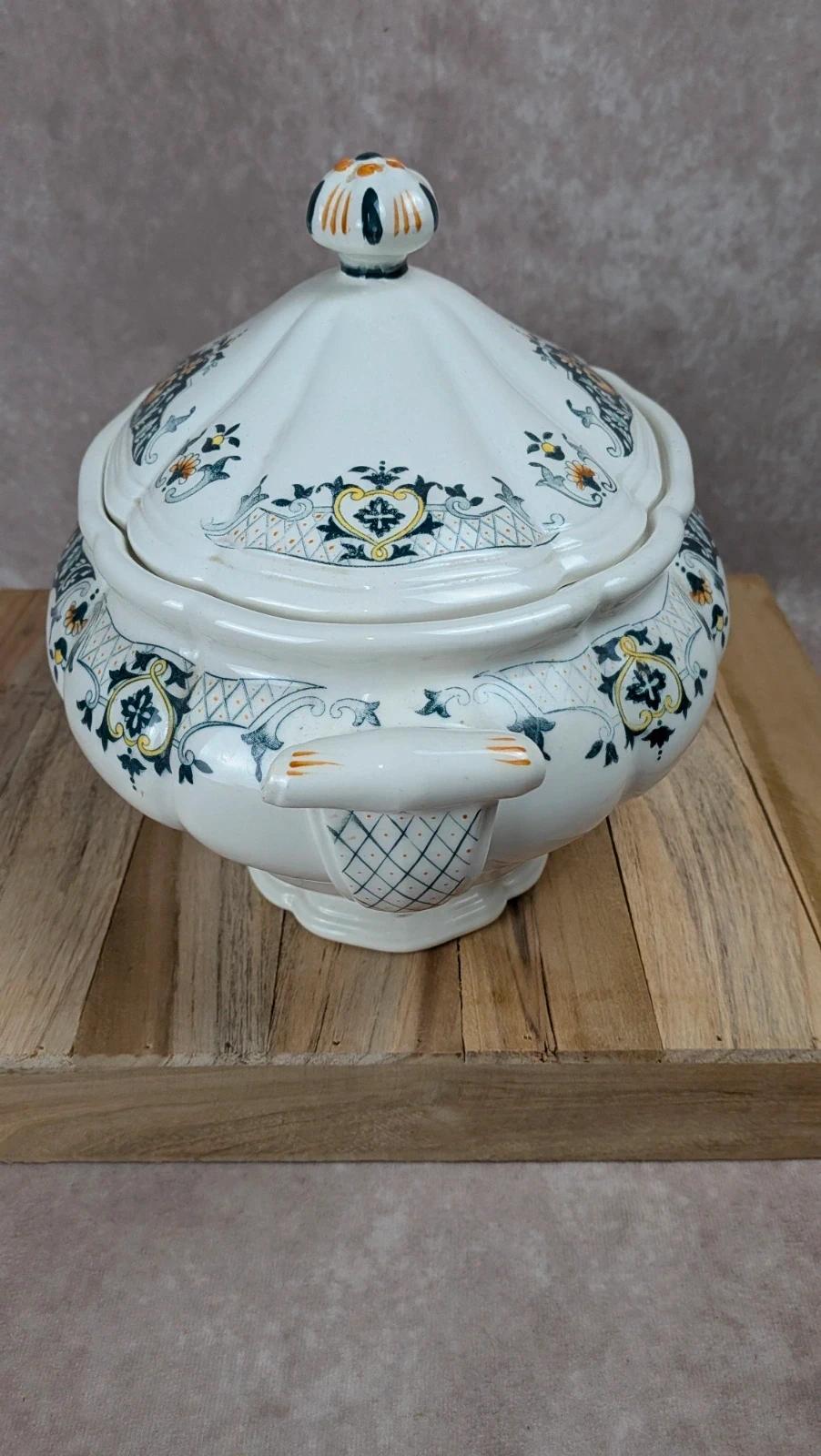 Grande soupière vintage Longchamp