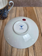 Tasse et soucoupe Imperial Porcelain Saint-pétersbourg cobalt et dorure Russie