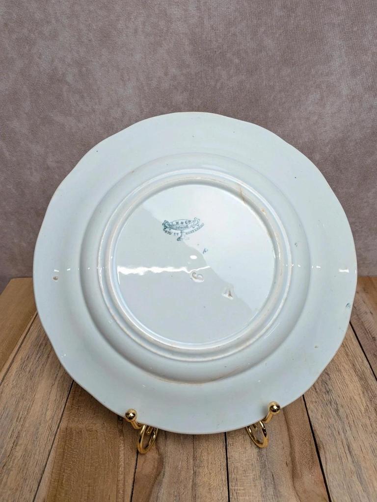 Assiette parlante Terre de Fer Creil et Montereau Algérie 1878 n°210