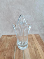 🌿 Vase en cristal signé Daum France 🇫🇷