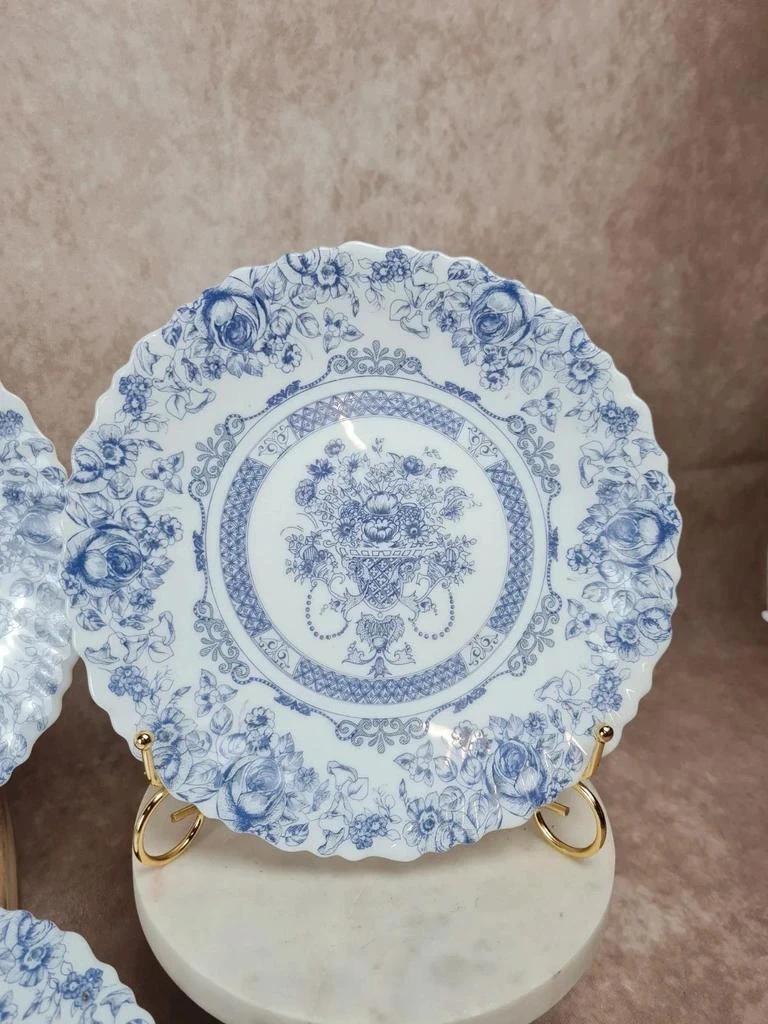 Lot de 6 assiettes plates Arcopal Honorine 💙