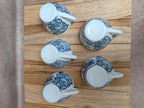 Lot 5 tasses vintage Rivanel