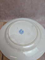 Lot de 4 assiettes plates anciennes anglaises B.p.w.&m. Milan – Terre de fer
