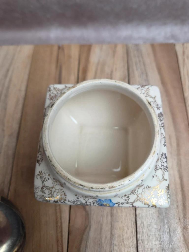 Sucrier anglais ancien English Ware Lancaster Sandland