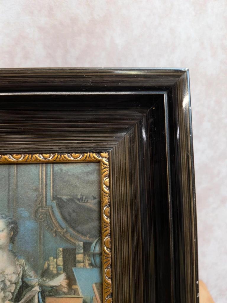 Cadre vintage Madame de Pompadour – impression sur tissu