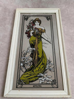 Miroir Art-nouveau Alphonse Mucha – Le Printemps