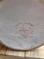 Broc de toilette Terre de Fer Creil & Montereau Sanremo – décor pommes de pin rare
