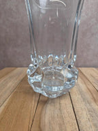 Vase en cristal Art Vannes – grand modèle vintage 24 cm