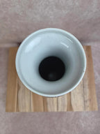 Vase chinois en porcelaine – Décor floral Famille Noire – Fond noir – 31,5 cm