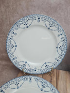Lot de 6 assiettes Terre de Fer Hb & Cie – Service Balzac bleu 💙