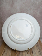 Plat ancien Terre de Fer Kg Lunéville modèle Sarah