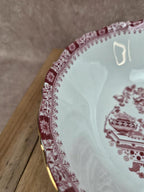 Saladier Seltmann Weiden Bavaria Theresia rouge – Porcelaine allemande vintage
