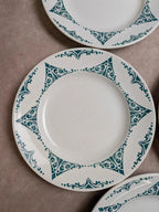 Lot de 7 assiettes plates terre de fer Moulin des Loups Fti 22