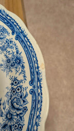 Lot de 2 assiettes plates Lunéville – modèle The Cottage