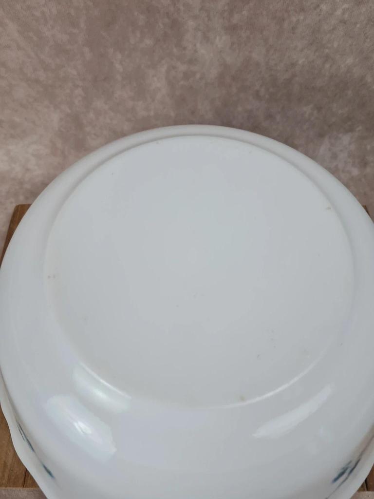🍃 Grand saladier vintage Arcopal – modèle Myosotis années 70