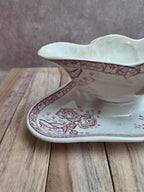 Saucière ancienne Faïencerie de Castres, Roumanie