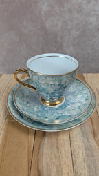 Service petit-déjeuner marbré bleu – Karolina Pologne •