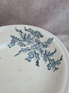 Grand saladier / bassine Longchamp modèle Chardon – décor oiseaux terre de fer 🐦🌿