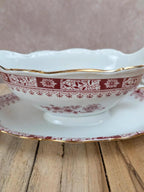 Saucière Seltmann Weiden Bavaria Theresia rouge