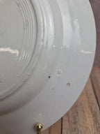 Assiette plate terre de fer Saint-amand – Modèle Denise – Décor vert
