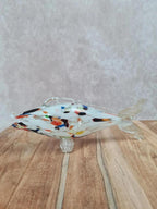 Joli poisson décoratif en verre soufflé, style Murano 🐟🌈