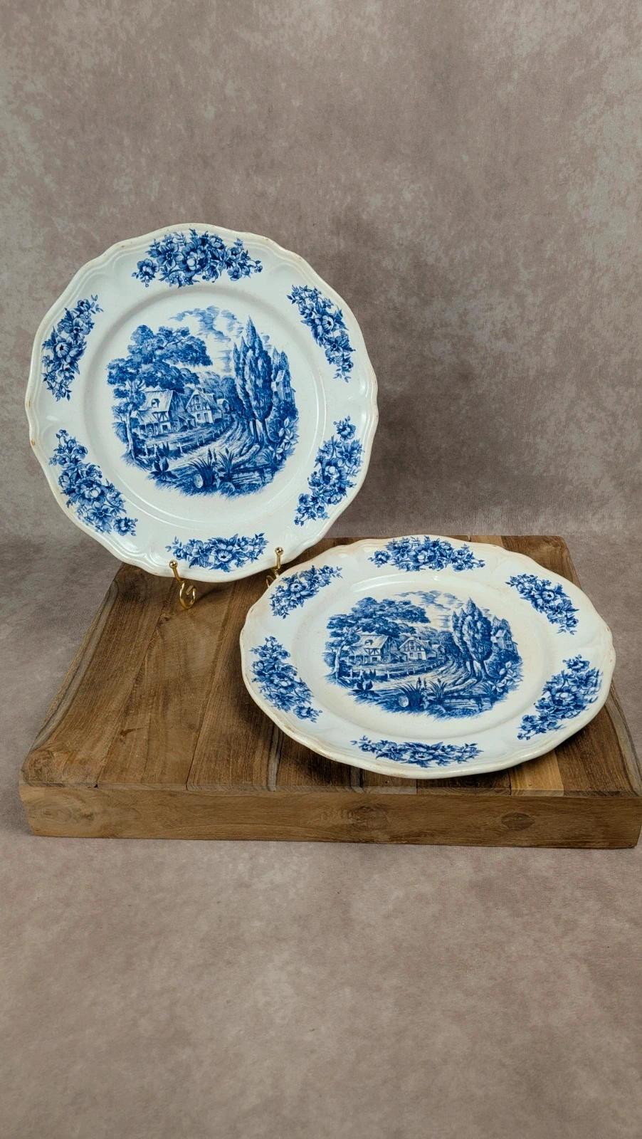 Lot de 2 assiettes Santiago – Moulin des Loups