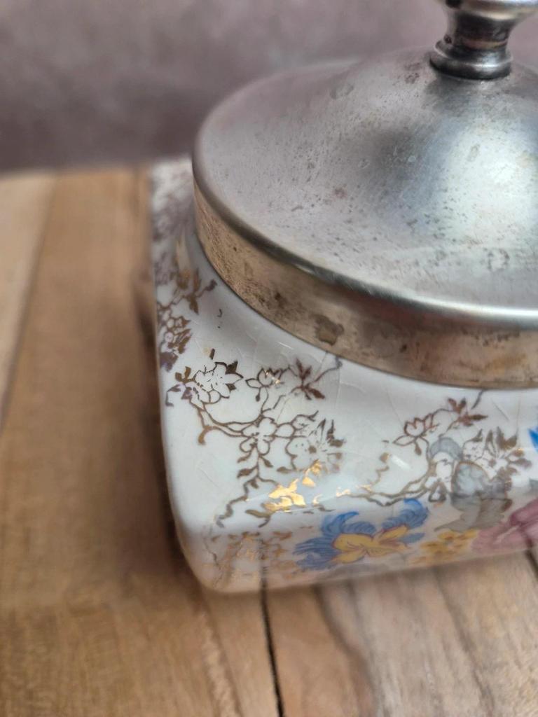 Sucrier anglais ancien English Ware Lancaster Sandland
