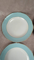 Lot de 6 assiettes creuses anciennes Seranord Saint-amand – Modèle Chambord