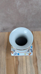 Vase chinois décor floral & oiseaux