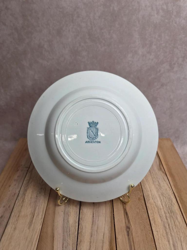 Assiette creuse ancienne Saint-amand – Modèle Argenton