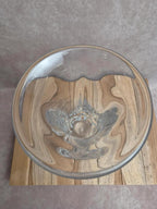 Vase en cristal Art Vannes – grand modèle vintage 24 cm