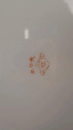 Lot de 9 assiettes + 1 grande assiette style japonais ancien