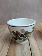 Lot de 2 tasses anciennes terre de fer Creil et Montereau – Xixe