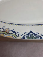 Grand plat ovale K&g Lunéville modèle Lisbonne ancien 41,5 cm
