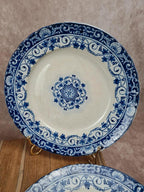 Assiettes anciennes Jules Vieillard Bordeaux – Service “louis Xv” lot de 5